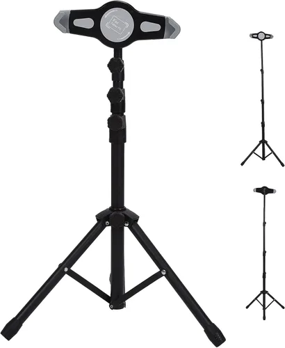 Vista 3 de Scalable Tripod with 360 Degree Rotation, Adjustable Aluminum Alloy Stand for 7‑12in Phone Tablet, Height Adjustable from 21.7 to 57.1 Inches for