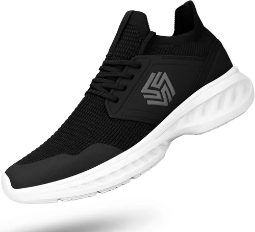 Vista 2 de Giniros Mens Running Shoes Slip On Walking Shoes Non Slip Work Shoes Comfy Breathable Lightweight Fashion Tennis Gym Sneakers