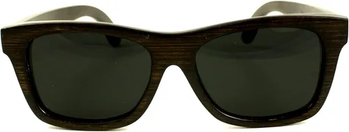 Vista 2 de RawWood Originals - Lentes de sol polarizados de madera de bambú 100% flotantes Wayfarer