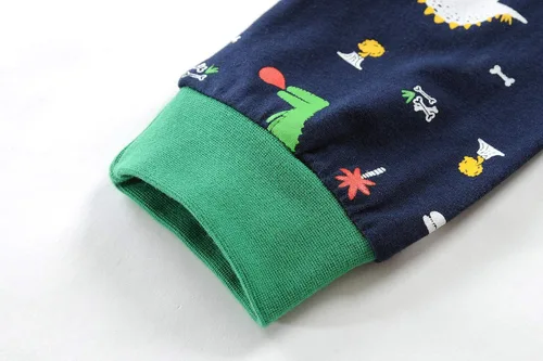 Vista 55 de Little Hand Pijamas para niños pequeños, Monster Truck 100% algodón, dinosaurio para niños, 2 piezas, ropa de dormir, conjuntos de ropa de dormir