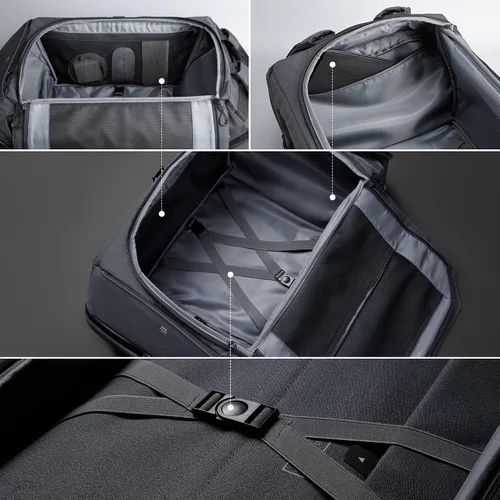 Vista 4 de KORIN ClickPackPro - Mochila antirrobo para laptop, impermeable, con puerto de carga USB, bloqueo TSA..