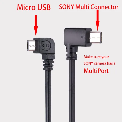Vista 2 de Cable de control de cámara micro a multipuerto, para Zhiyun Crane 2/Weebill S/Lab