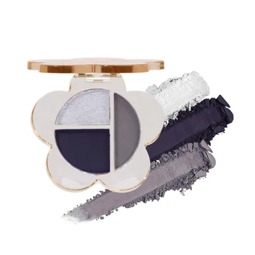 Vista 8 de Paleta de sombras de ojos con purpurina rosa, sombra de ojos color crema brillante mate, sombra de ojos marrón ahumado perezosa, altamente