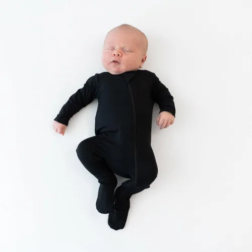 Vista 52 de KYTE BABY Pies unisex con cierre de cremallera, rayón hecho de bambú, 0-24 meses