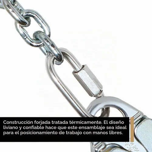Vista 6 de Conjunto de cadena de posicionamiento de barra de refuerzo AFP con gancho giratorio (aluminio)