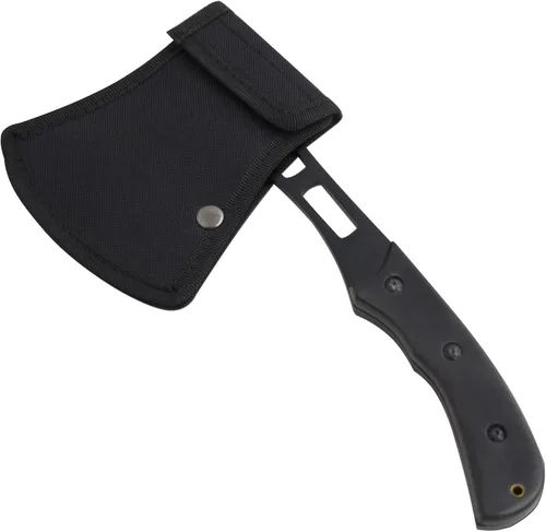 Vista 6 de Snake Eye Tactical Compact Tomahawk Full Tang Hacha de camping Aire libre Gaming (negro)