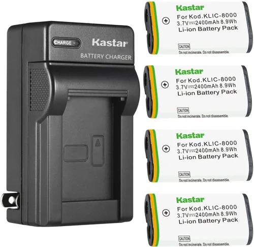 Vista 7 de Kastar KLIC-8000 AC cargador de batería de pared de repuesto para Kodak KLIC-8000 K8000 batería, Kodak K7600-C, K8500-C cargador, Kodak Z612 is