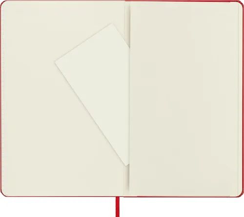 Vista 6 de Moleskine - Cuaderno clásico con tapa dura, grande (5 x 8.25 pulgadas), cuadriculado, rojo escarlata, 240 páginas