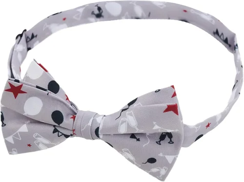 Vista 2 de Jacob Alexander Corbata de lazo con bandas preatadas para decoración de brindis de champán con globos para hombre