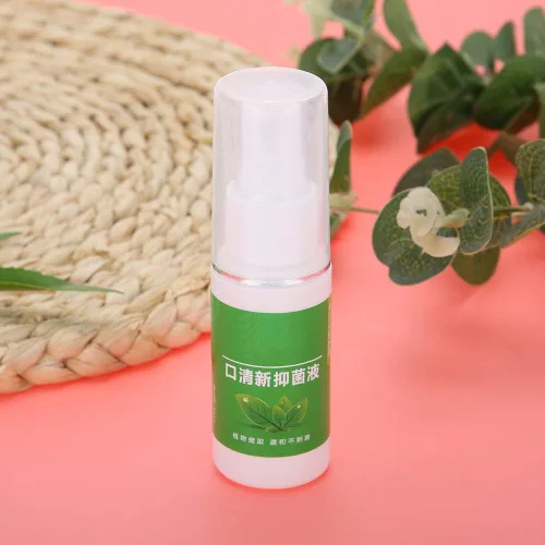 Vista 4 de Spray de respiración oral, rocía mal aliento, espray ambientador de aliento, espray de halitosis de olor oral, elimina el mal aliento, enjuague bucal