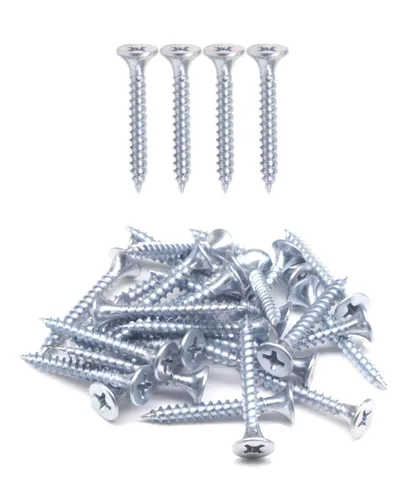 Vista 8 de IMScrews 100 tornillos para paneles de yeso de 1 pulgada, Phillips de cabeza plana #6, rosca fina, punta afilada, ideales para paneles de yeso