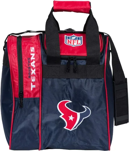 Vista 3 de KR Strikeforce Officially Licensed NFL Single Bowling Ball Tote Bag with Shoe Compartment