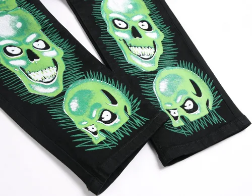 Vista 122 de Enrica Pantalones vaqueros estampados casuales para hombre