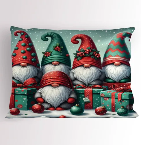 Vista 67 de Lunarable Juego de 2 fundas para almohada de otoño, tema vintage otoñal con estilo granja, ilustración de flores silvestres, artículo de cama