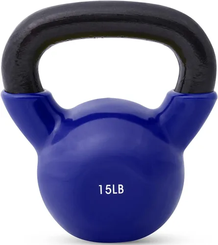 Vista 11 de JFIT Kettlebell Weights Vinyl Coated Iron