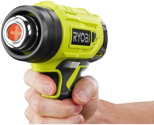 Vista 3 de Ryobi Pistola de calor inalámbrica ONE+ de iones de litio de 18 voltios (solo herramienta) P3150