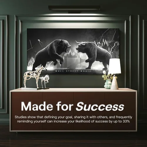 Vista 9 de Arte de pared motivacional, obra de arte inspiradora, decoración de pared motivacional para oficina, impresiones de empresarios, pintura