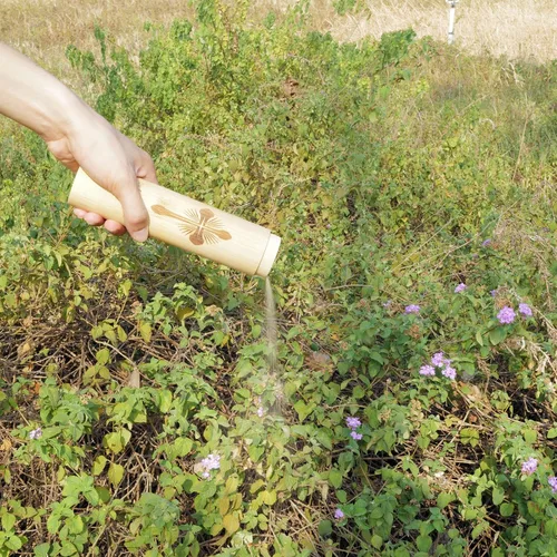 Vista 6 de Juego de 2 urnas pequeñas de bambú para cenizas humanas, ecológicas y biodegradables, tubo de cremación para cenizas de mascotas machos y hembras