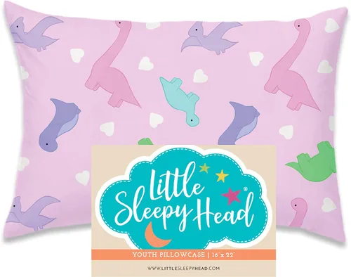 Vista 54 de Funda de almohada para jóvenes Little Sleepy Head - 100% funda de almohada de algodón y hipoalergénica - Funda de almohada envolvente de ajuste