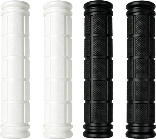 Vista 14 de 2 pares de puños/mangos para manillar de bicicleta con empuñaduras de hongo para bicicletas BMX/de carretera/de montaña