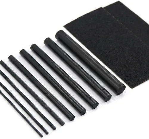 Vista 8 de FishTrip Kit de reparación de caña de pescar completo con epoxi, kit de construcción de palos de fibra de carbono de 10 piezas, pegamento AB, hilo