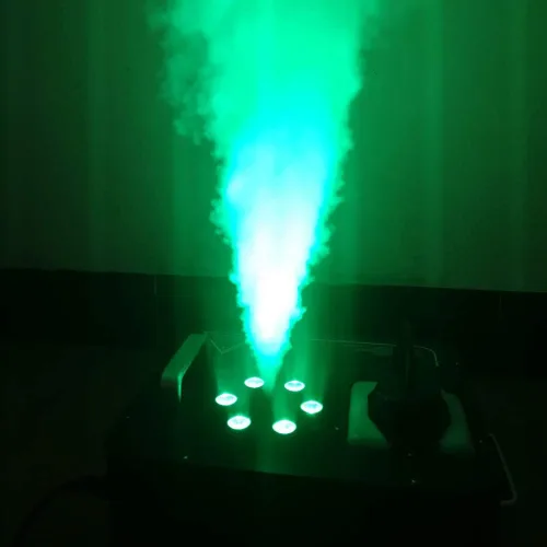 Vista 7 de Gdrasuya10 Máquina de niebla LED RGB de 900 W, máquina de humo para escenario de Halloween, máquina de humo para fiestas, DMX, DJ, escenario, niebla