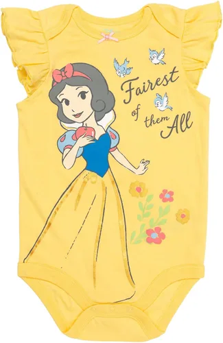 Vista 3 de Disney Princess Cinderella Belle Aurora Ariel Paquete de 5 mamelucos Diadema