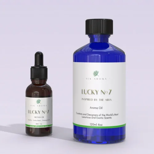 Vista 7 de (Aria) Lucky No. 7 - Aceite aromático para difusores, sin agua y ultrasónico, mezcla de nicho de aceites esenciales y aromáticos, vainilla sedosa