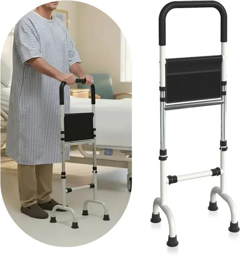 Vista 9 de Ayuda de soporte para ancianos desde silla, sofá, ayudas de pie y soportes para bastón para caminar, bastón ajustable, herramienta de ayuda