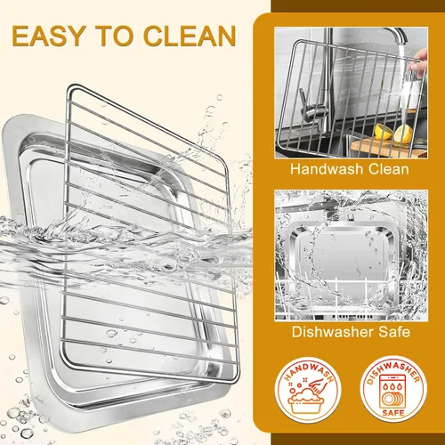 Vista 5 de Piezas de repuesto para freidora de aire Emeril Lagasse Everyday 360, accesorios de freidora de aire de acero inoxidable antiadherente de grado