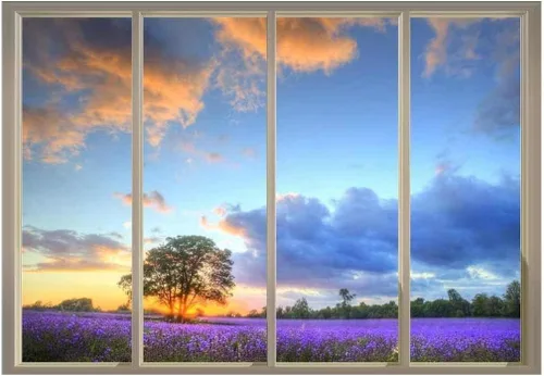 Vista 10 de Mural de pared, adhesivo removible, ideal para decoración del hogar