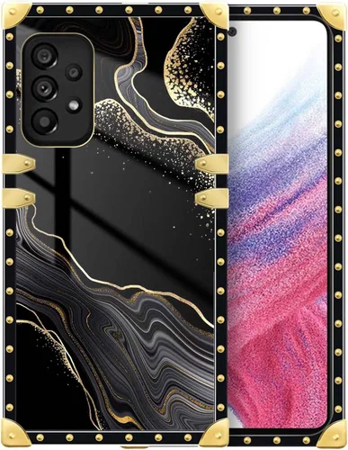 Vista 198 de Funda compatible con Samsung Galaxy A03S 4G, TPU suave de lujo y parte trasera de policarbonato duro para niñas y mujeres, funda protectora a prueba