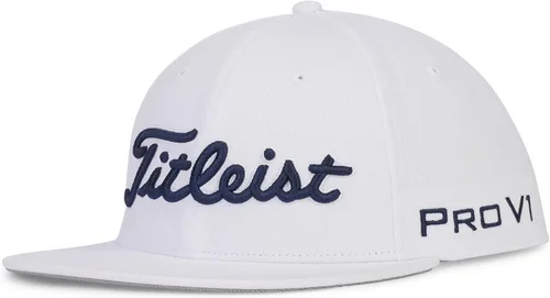 Vista 7 de Titleist Gorra de golf Tour Performance de generación anterior estándar Negro/Blanco