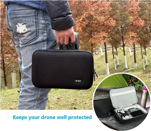 Vista 12 de JSVER Funda de transporte para DJI Mini 4 Pro EVA carcasa rígida funda protectora para DJI Mini 4 Pro/Mini 3/Mini 3 Pro Bolsa de viaje para Mini 4