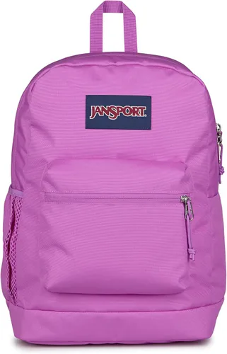Vista 44 de JanSport Cross Town Plus - Mochila con compartimento principal grande, bolsillo lateral para botella de agua, funda acolchada para laptop de 15