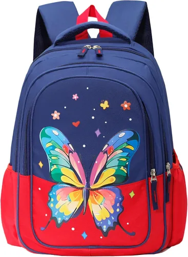 Vista 22 de Mochila de Viaje Preescolar para Niños Pequeños de 11 Pulgadas, Mochila Diaria Genial y Linda con Dibujos Animados, Rosa (Butterfly Pink)