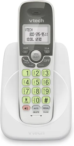 Vista 9 de VTech Teléfono Inalámbrico con DECT 6.0, Altavoz Dúplex Completo, Pantalla Iluminada, Teclado Retroiluminado, Identificador de Llamadas/Espera