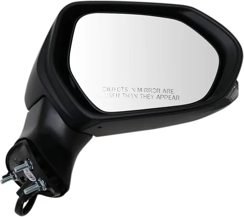 Vista 147 de TRQ Cubierta cromada del espejo manual del lado del pasajero, acabado liso para Volvo VNL 2004-2014 Para Volvo VNL 2004-2014
