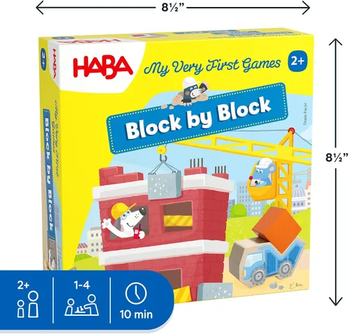 Vista 8 de HABA My Very First Games - Juego de construcción de construcción para niños de 2 años en adelante