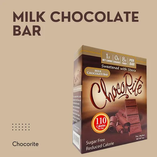 Vista 4 de CHOCORITE Chocolate sólido sin azúcar – Cinco barras de 1 onza – cinco sabores para elegir (caja de chocolate con leche de 5 barras de 1 onza)
