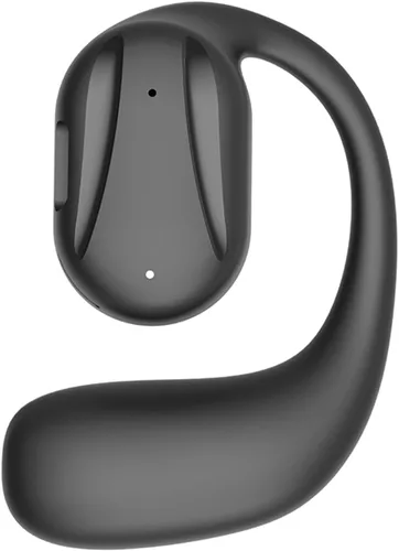 Vista 9 de Auriculares inalámbricos Bluetooth con gancho para la oreja, auriculares sin enchufe con micrófono, auriculares con cancelación de ruido de una sola