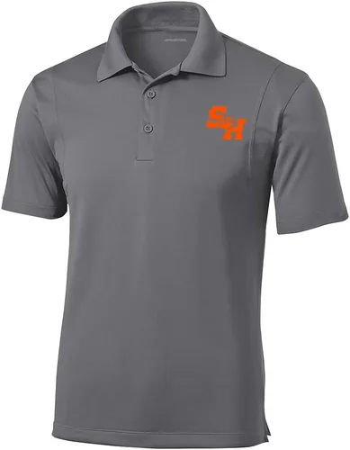 Vista 61 de Polo atlético de micro piqué NCAA para hombre Prime con cuello propio