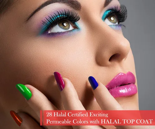 Vista 7 de Esmalte de uñas con certificado Halal de Karma - Verdaderamente transpirable, libre de crueldad animal y vegano - Esmalte de uñas permeable al