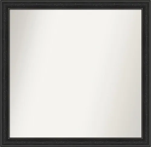 Vista 323 de Amanti Art Espejo personalizado, gran espejo de baño estrecho, espejo de pared o espejo de tocador de baño sobre el fregadero (24 x 24 pulgadas)