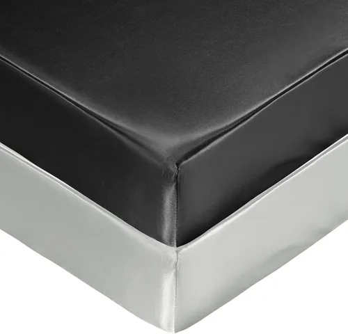 Vista 18 de SiinvdaBZX Sábanas de Satén para Mini Cuna 38 x 24 Pulgadas, Sábanas Sedosas y Suaves para Mini Cuna Portátil, Funda de Colchón, Sábanas para Corral