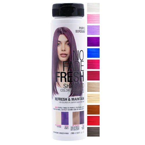 Vista 3 de Champú natural para depósitos de color marrón – Color de cabello semipermanente con BondHeal Bond Rebuilder – Tinte para cabello castaño