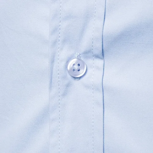 Vista 5 de LOCALMODE Camisa de vestir de algodón de ajuste regular para hombre, de manga corta, con botones