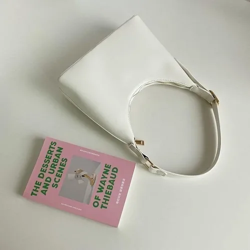 Vista 4 de Bolsos de hombro para mujer bolsos estilo hoboo bolso clásico de piel sintética bolso pequeño para mujer novia mamá