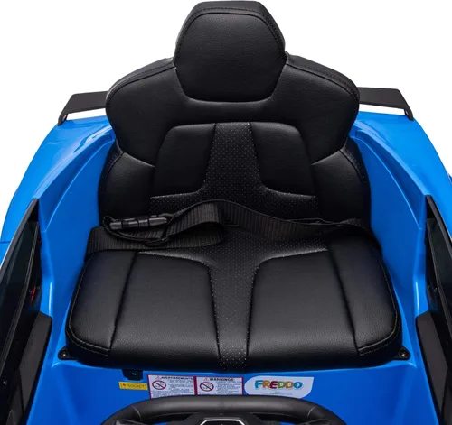 Vista 7 de 12V Chevrolet Corvette C8 Stingray 1-Seater Niños Ride-On Car Azul