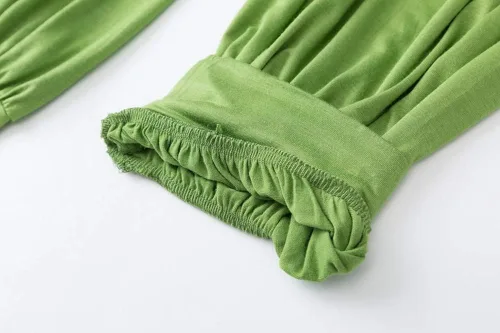 Vista 7 de Pantalones de algodón modal para mujer de AvaCostume, pantalones suaves para practicar yoga o deportes.